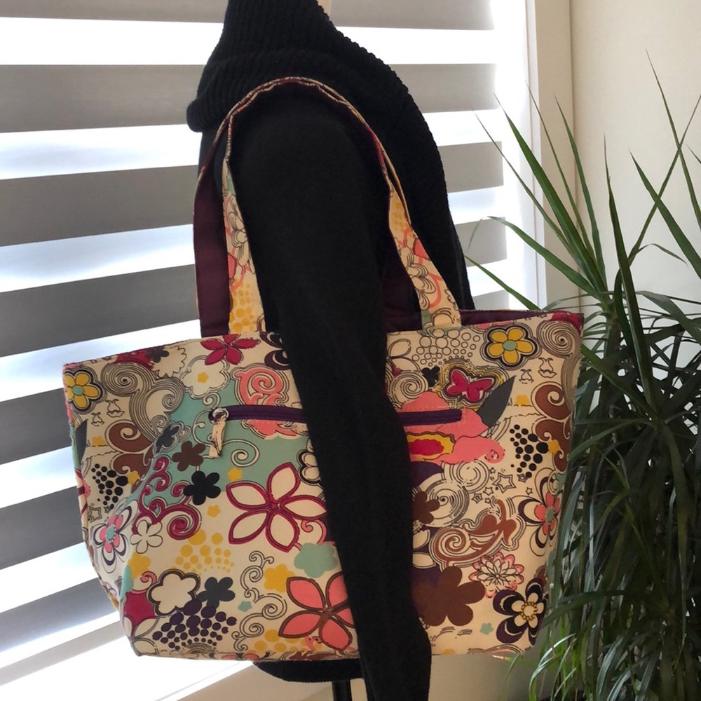 Beautiful Reversible, Sally Beauty Bag 2 Designs in One Excellent Quality Bag